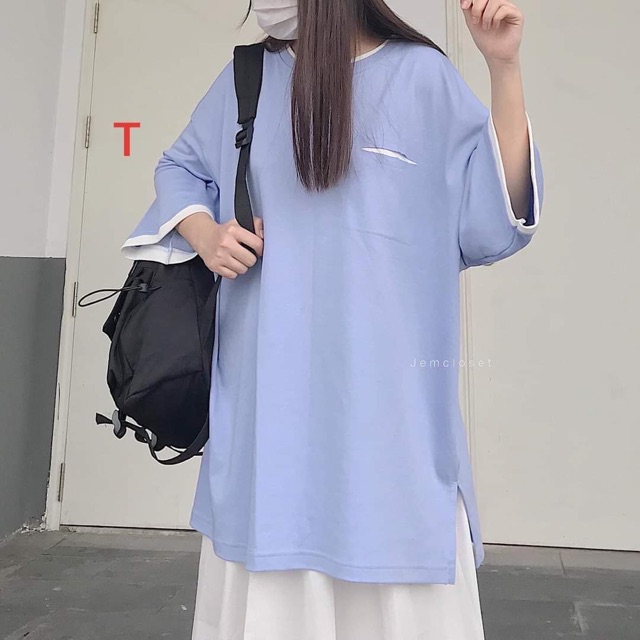 Áo lé tay xanh ngọc TTN757