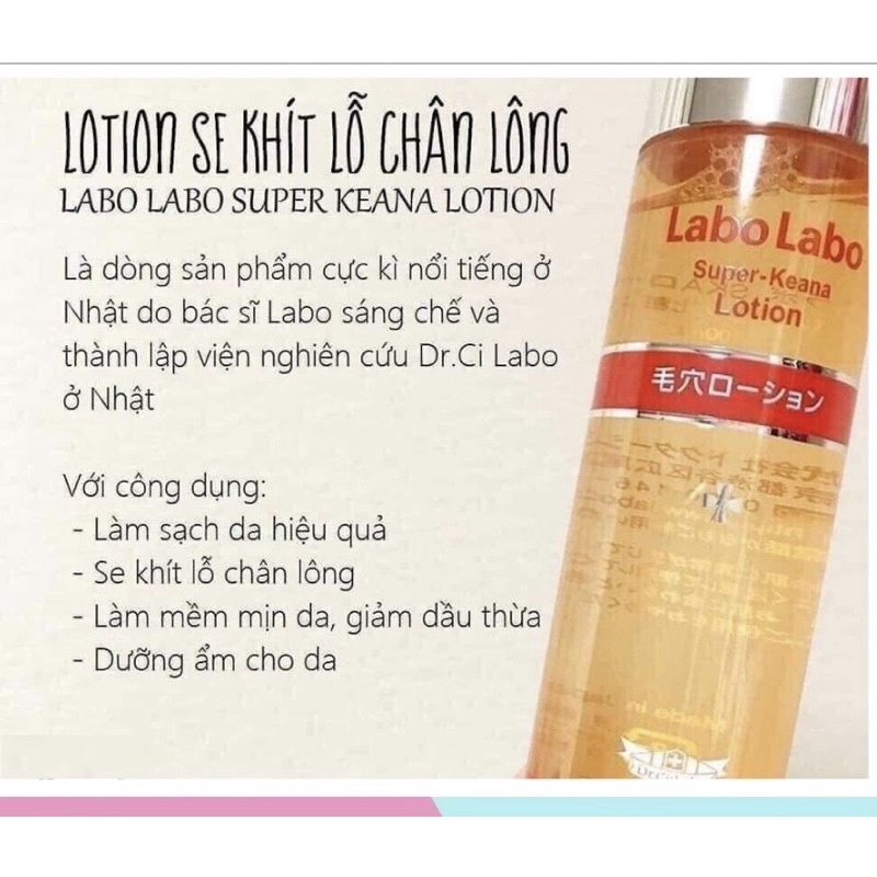 Nước hoa hồng labo labo