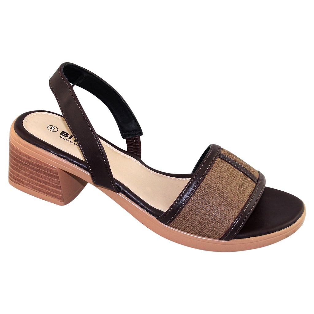 Sandal đế bằng nữ Bita's SYN.255 (Đen + Nâu + Xám)
