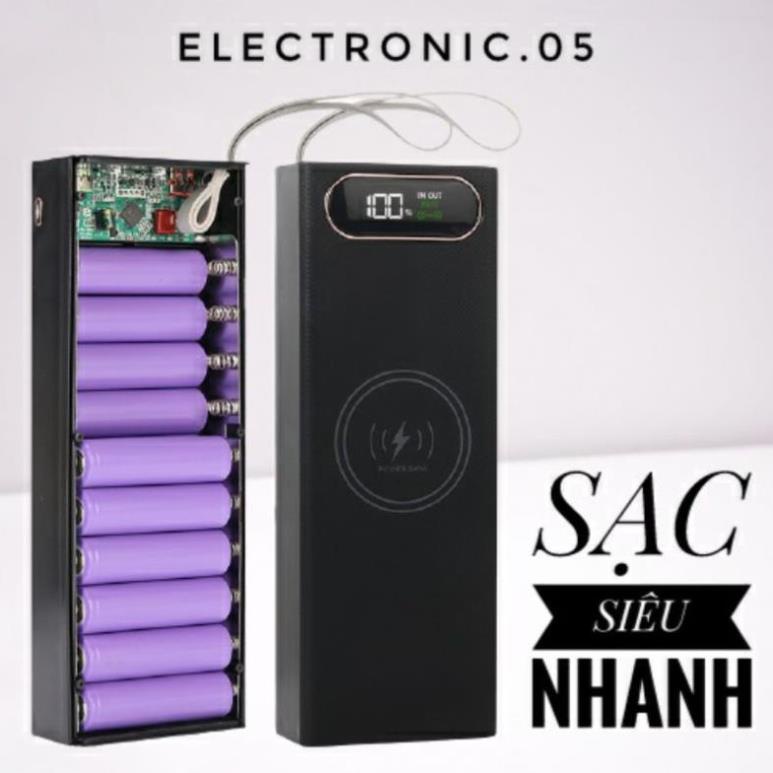 BOX SẠC NHANH 20 CELL  22.5W KHÔNG DÂY PPS / PD3.0 Hỗ trợ QC4.0 CHÍNH HÃNG