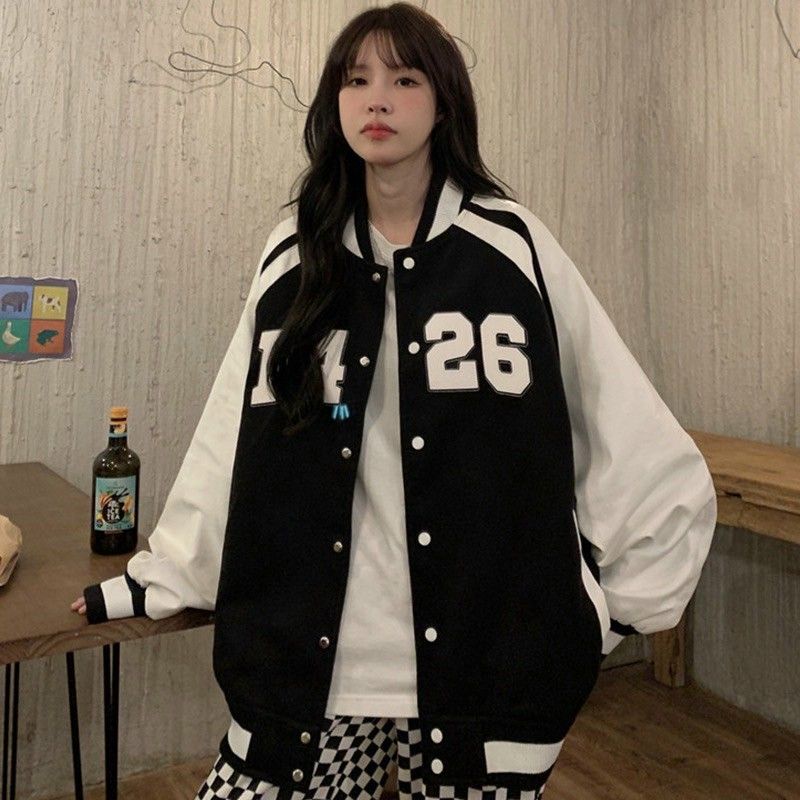 Áo Khoác Bomber Da Lộn 2 Lớp Lót Dù Cao Cấp - Chữ F426 Đẹp Sắc Nét Màu Đen , Xanh, Nâu, Hồng- FREESIZE Nam Nữ Couple