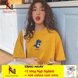 Áo Thun Nữ Đẹp Khủng Long Hou Day 💖FREESHIP💖 Áo Thun Nữ Xu Hướng 2020