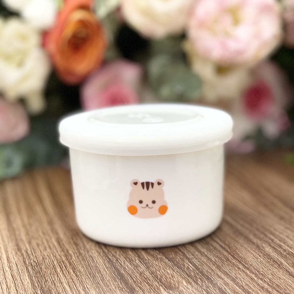 Bát ăn dặm cho bé thố sứ Hàn Quốc nhiều hình con vật đáng yêu