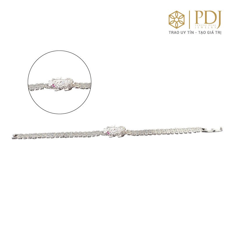 Lắc Tỳ Hưu Dây Kim Tiền Bạc - PDJ000727 - Trang sức PDJ