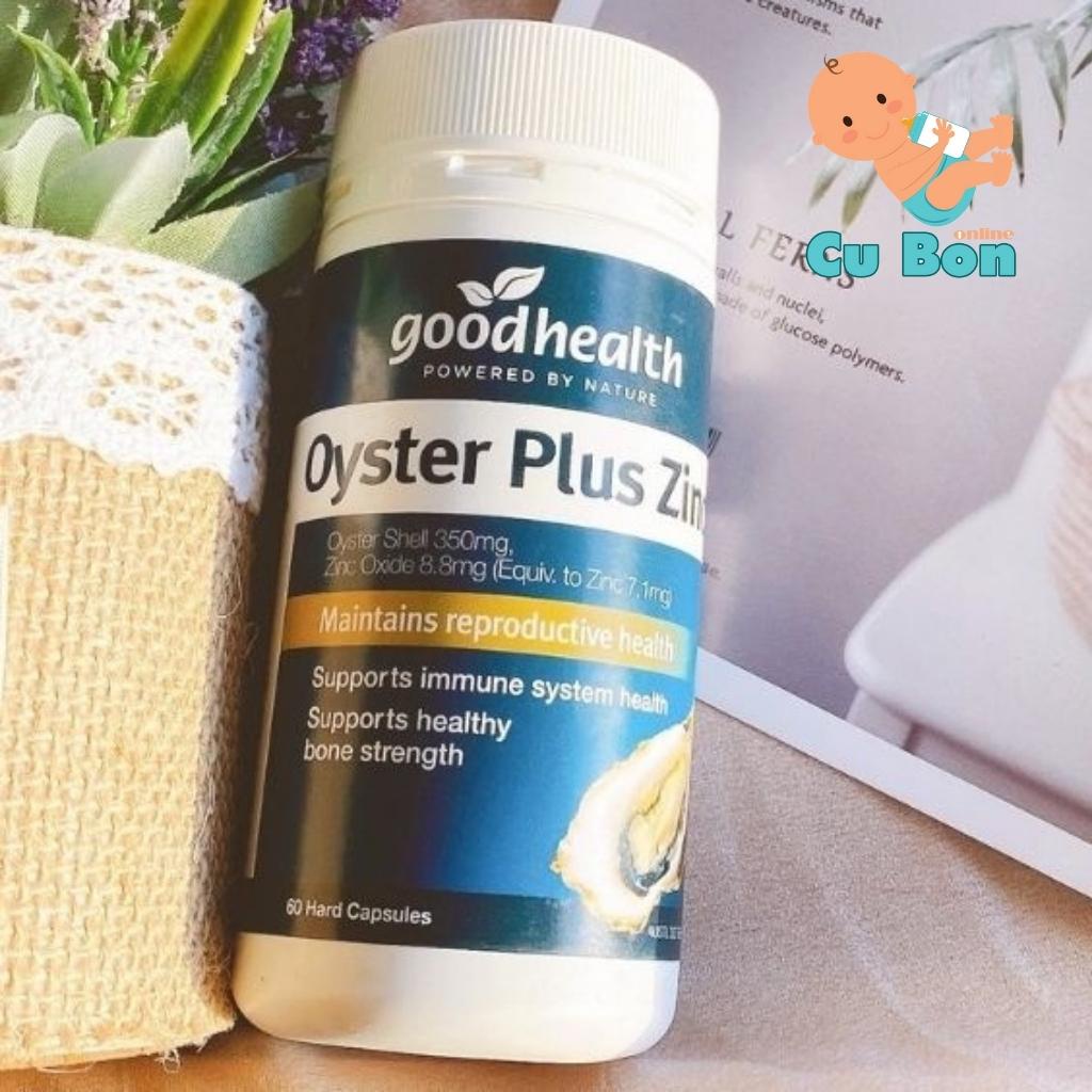 Tinh chất hàu Úc Goodhealth Oyster Plus ZinC 60 viên Úc hỗ trợ sinh lý nam giới