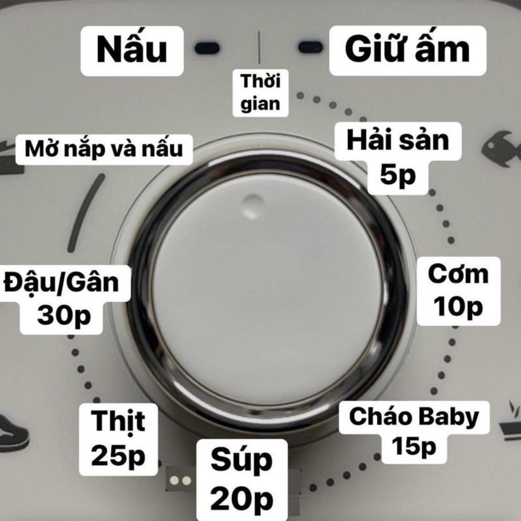 Nồi Áp Suất Điện Tử MiNi BEAR YLB-A20U1 Dung Tích 2L Màu Trắng- Gia Dụng Gia Đình