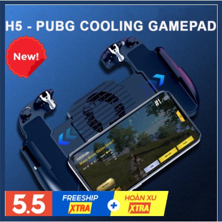 Tay Cầm Chơi Game - Quạt Tản Nhiệt Kiêm Sac Dự Phòng - PUBG, ROS, FF