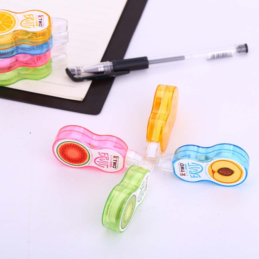 Bút xóa kéo mini hình trái cây dễ thương phong cách Hàn Quốc