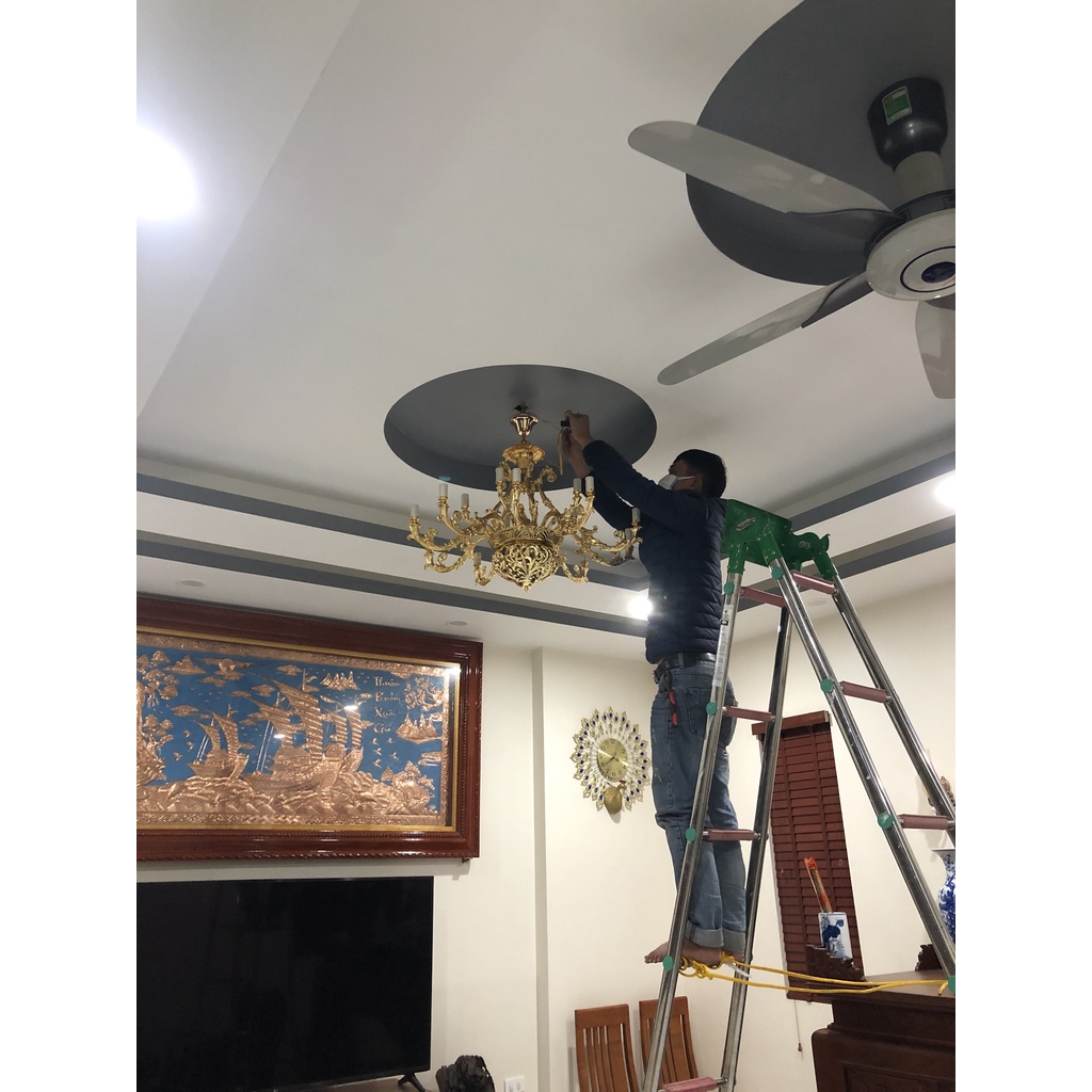 Đèn Chùm Thả Trần Trang Trí Biệt Thự,Phòng Khách,Spa,Nhà Hàng,Karaoke,Phong Cách Tân Cổ Điển Pháp
