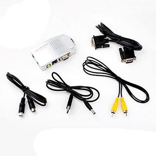 Bộ chuyển đổi tín hiệu VGA sang AV VIDEO + S-VIDEO - BH 1 tháng