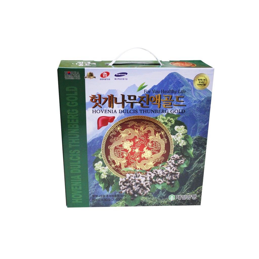 Nước uống Bổ mát gan Rồng Đỏ Hàn quốc hộp 30 gói 80ml - linhnhikorea