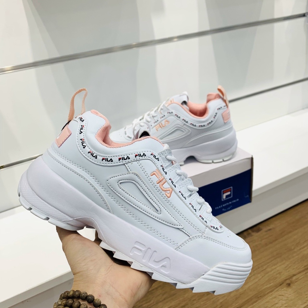 Giày Thể Thao Hack Dáng Nữ Fila Disruptor 2 Siêu Đẹp, Siêu Bền, Siêu Êm, Siêu Cá Tính, Hàng 1:1