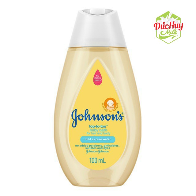 Sữa tắm gội toàn thân Johnson's top to toe 100ml/200ml/500ml hàng công ty