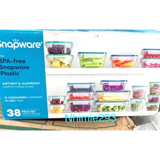Bộ 38 món đựng thực phẩm cao cấp snapware từ mỹ