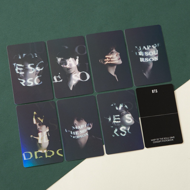 Set 6/7 tấm thẻ ảnh in hình các thành viên nhóm BTS