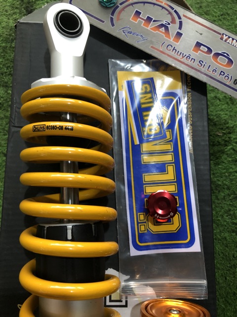 PHUỘT OHLINS MÀU VÀNG BÌNH DẦU NGƯỢC GẮN NHƯ ZIN CHO VAIRO CLICK VISION