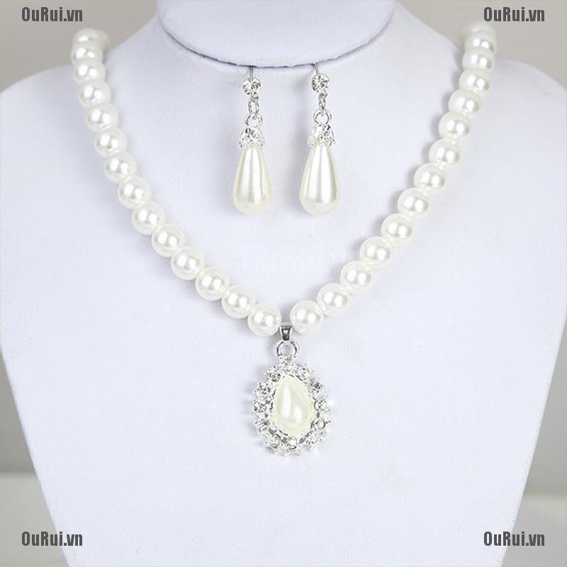 Bộ Bông Tai Ngọc Trai Thanh Lịch Cho Nữ