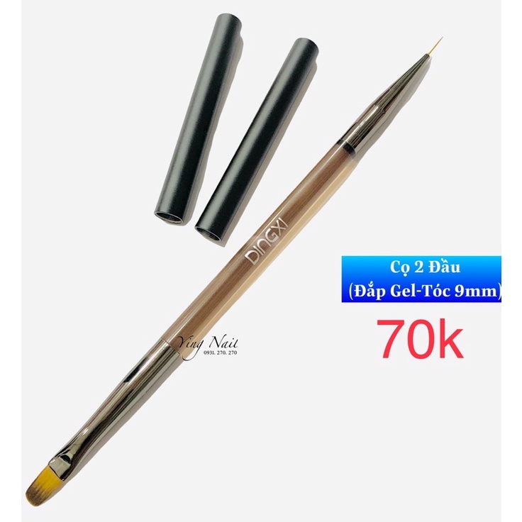 Cọ 2 Đầu Dingxi (đắp gel-cọ tóc 9mm)