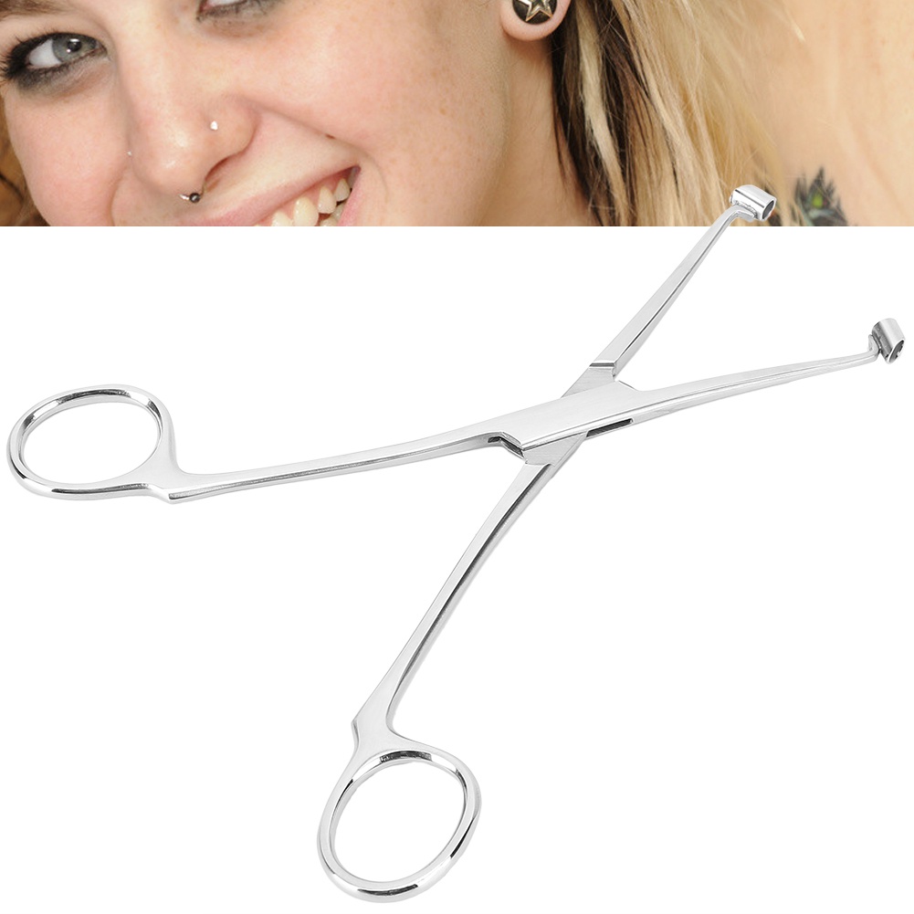 Kẹp xỏ khuyên cơ thể bằng thép không gỉ an toàn và dễ sử dụng
