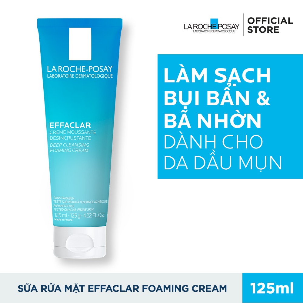 Sữa rửa mặt La Roche-Posay Effaclar 50ml-400ml cho da dầu, mụn, nhạy cảm. | BigBuy360 - bigbuy360.vn