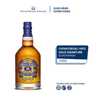 Rượu Chivas Regal 18 YO Nồng Độ Alc 40% 700ml Whisky Kèm Hộp