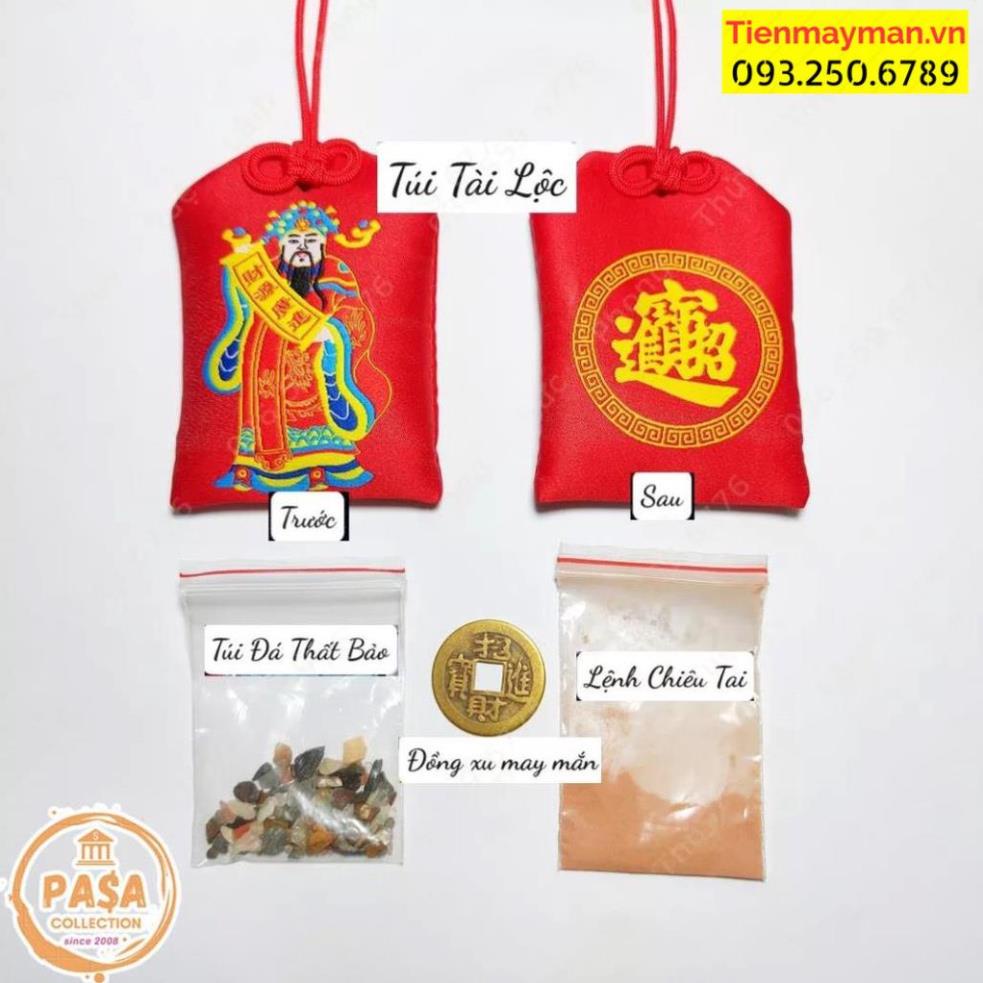 [Siêu Sale] [HÀNG SẴN] Túi thần tài - túi tài lộc để bóp ví [Đã Khai Quang]