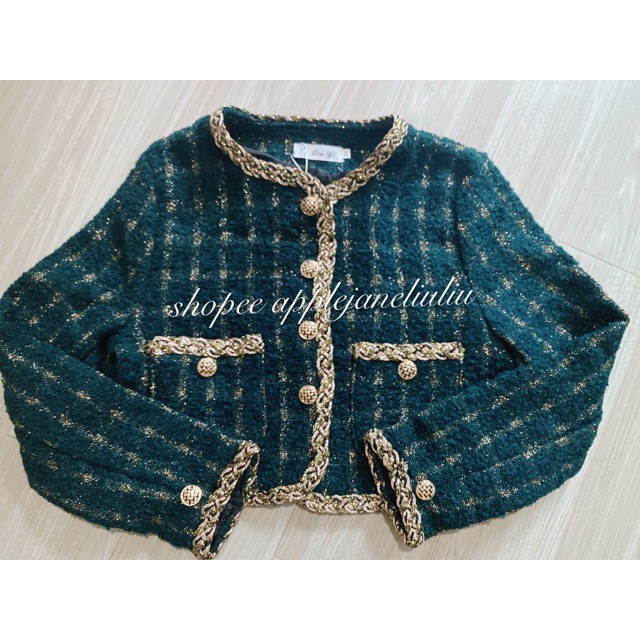 JANE’S Áo khoác croptop sơ mi kẻ ô thiết kế phong cách Itali cực sang cao cấp ẢNH THẬT CUỐI  T54