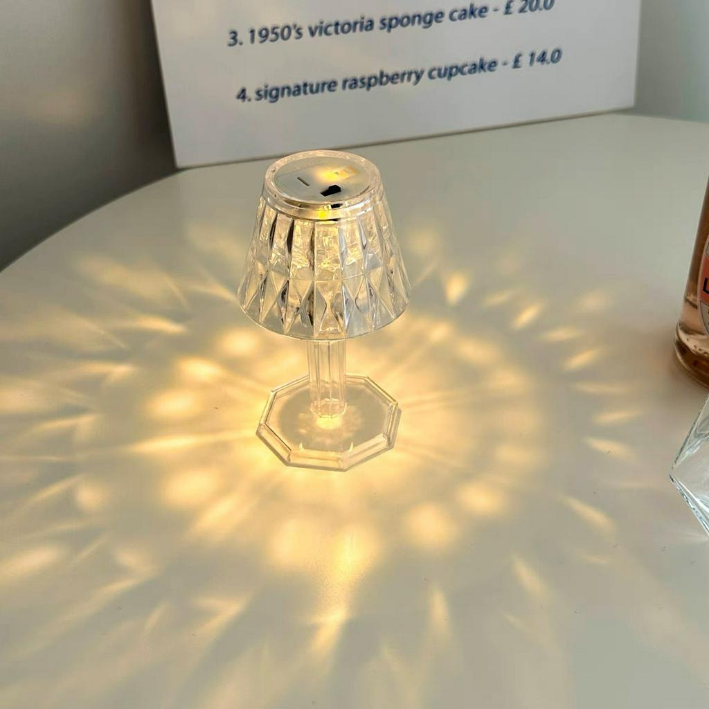 Đèn trang trí pha lê bóng led để bàn,Đèn để bàn phụ kiện chụp hình-Se.Decor
