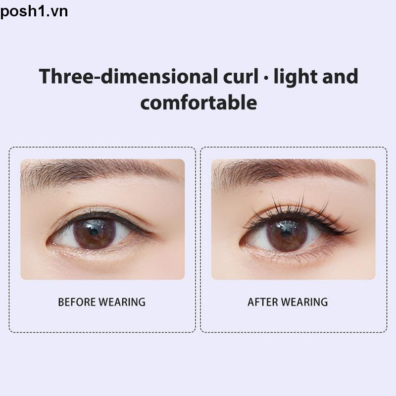 💖Thân cây mỏng to Lông Mi Giả Màu Đen Siêu Mịn Phong Cách Nhật Bản Cho Búp Bê