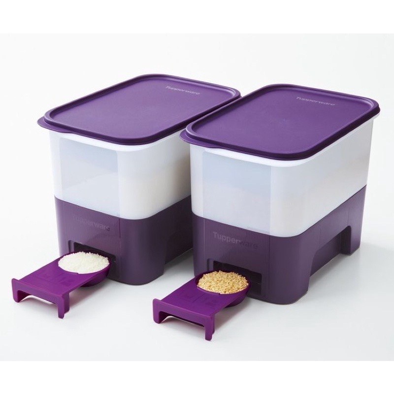 Thùng gạo Tupperware Rice Smart Junior 5kg - Hàng chính hãng - Bảo hành trọn đời - Nhựa nguyên sinh an toàn cho sức khỏe