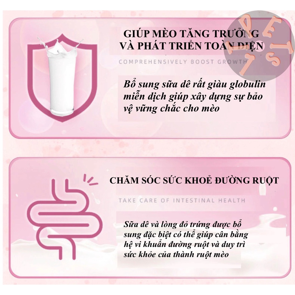 Thức ăn hạt cao cấp BABYPUSS gà tươi cá hồi kết hợp đông khô dành cho mèo cưng