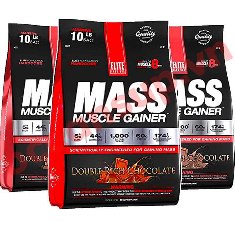 Mass Muscle Gainer Elite Labs Sữa Dinh Dưỡng Tăng Cân Nhanh 4.6kg