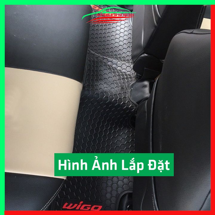 Thảm lót sàn cao su cho xe TOYOTA WIGO 2021-2022 hàng chuẩn theo xe chịu lực tốt