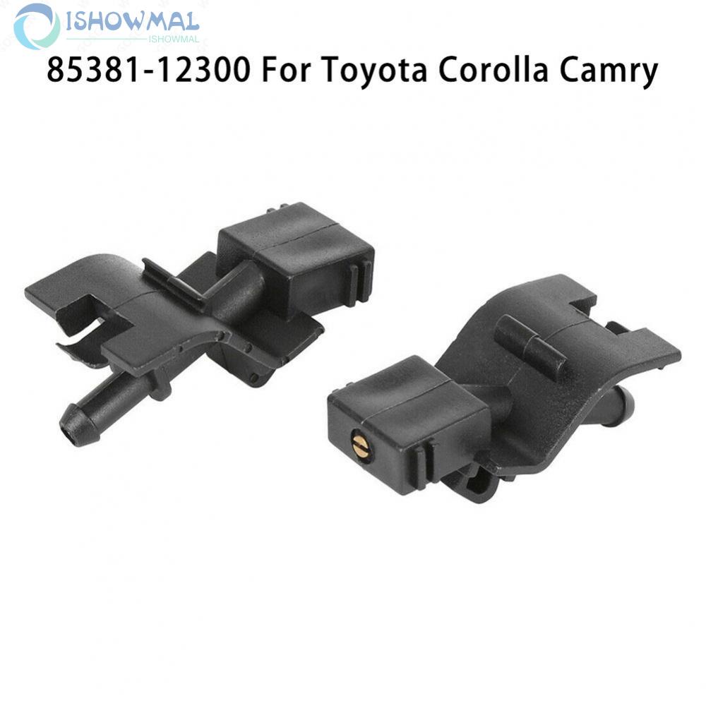 ⚡Hot Sale⚡2pcs 85381-12300 Windshield Washer Nozzle Jet Spray for Toyota Corolla Camry Durable New-ISHOW