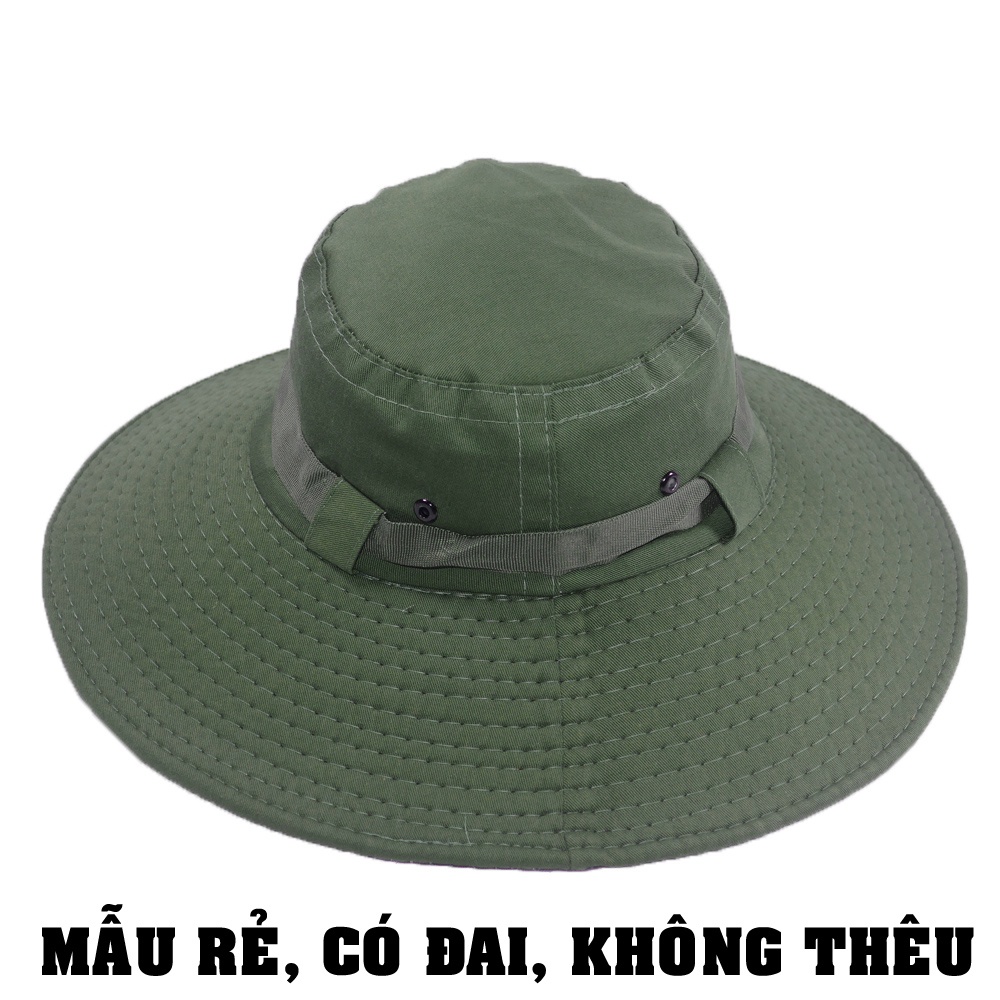 Nón tai bèo, nón bo nam, mũ mùa hè xanh vành rộng, chống nắng tốt - NBN01