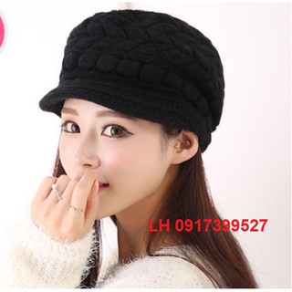 Nón Len Nữ Mũ Len Nữ  Thời Trang Hàn Quốc