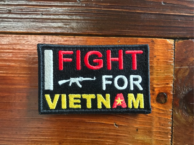 PATCH DÁN BALO JIC -  I FIGHT FOR VIETNAM