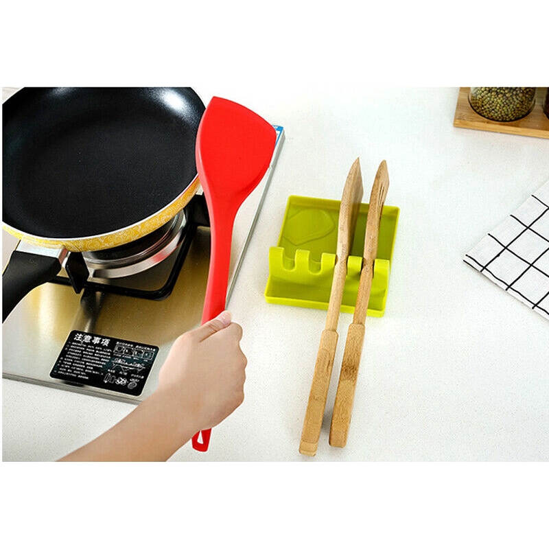 Khay để dụng cụ nấu ăn bằng silicon chịu nhiệt tốt