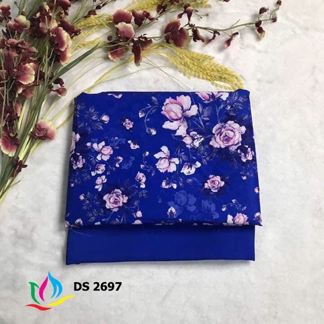 Vải áo dài YT hoa nhí