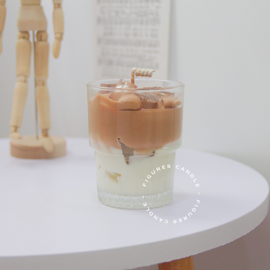 Nến thơm Dalgona Coffee - hương cafe đậm đà/nến đậu nành sạch - Figures Candle