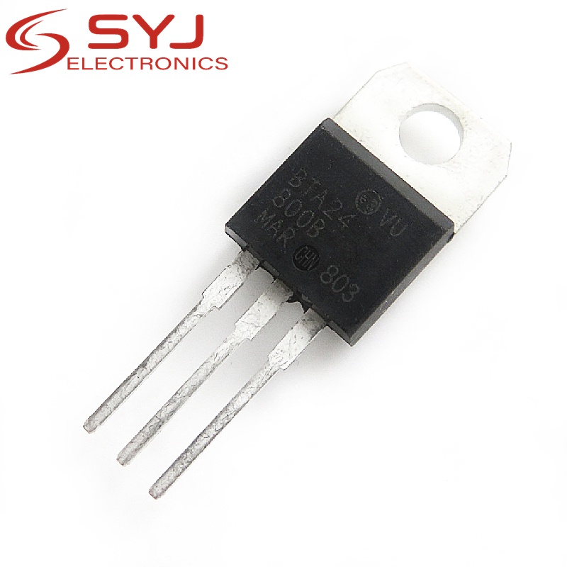 Set 10 Linh Kiện Điện Tử Bta24-800B Bta24 Bta24-800 Triacs 25 Amp 800 Volt To-220
