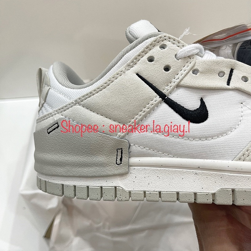 Giày Jordan SB Dunk Disrupt 2 Pale Ivory Black Grey - Bản đẹp Fullbox và phụ kiện