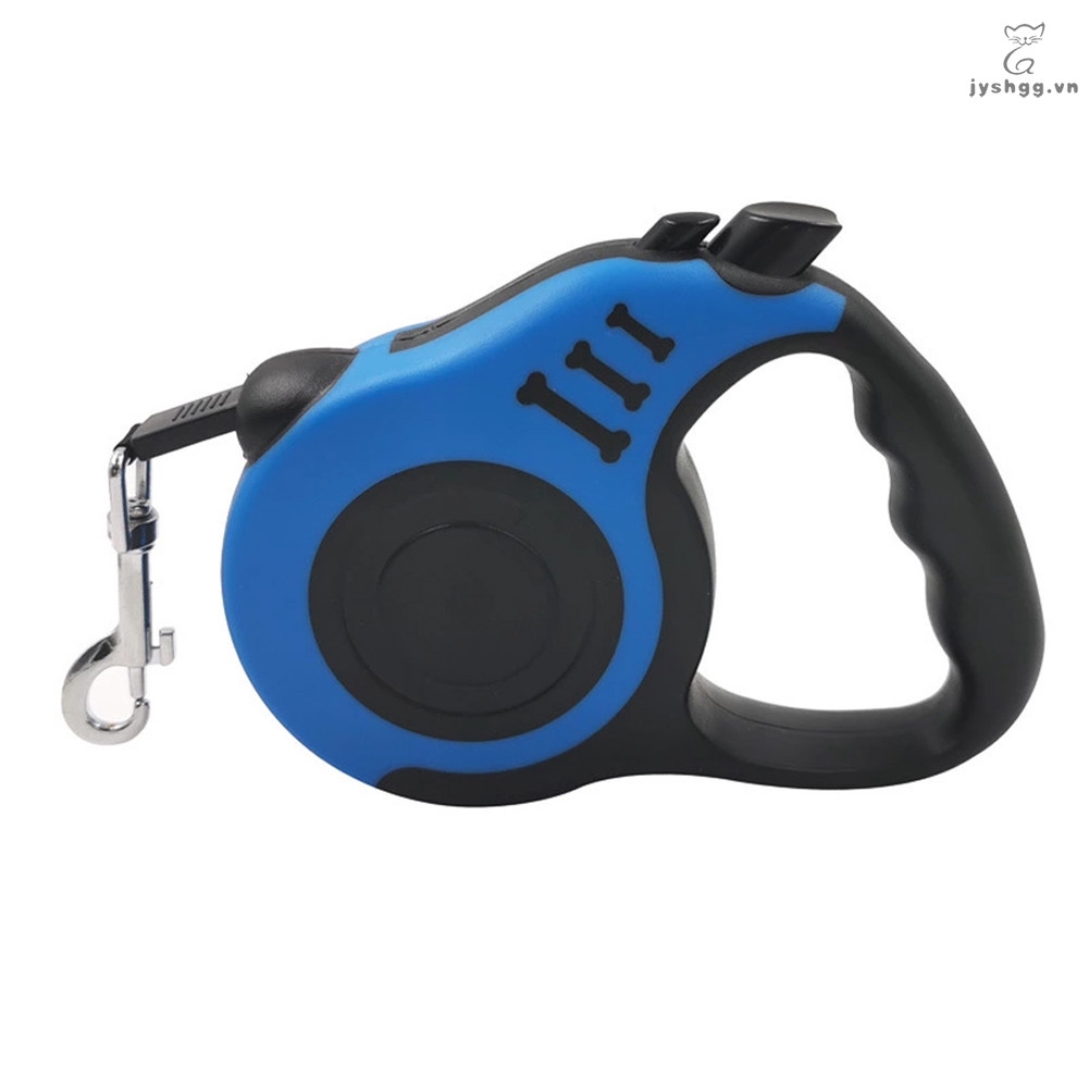 Retractable Dog Leash Dog Walking Leash Portable Design with One Button Brake Lock Hand Grip