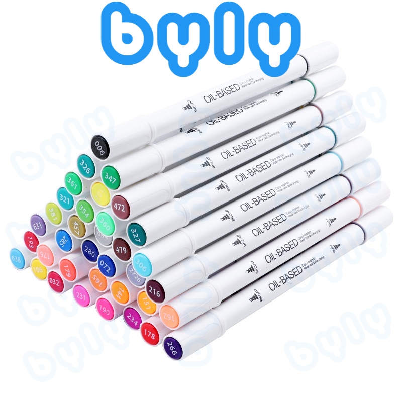 [Ship hỏa tốc] Art Marker - Hộp bút lông màu hai đầu Baoke | MP2923 ByLy Store