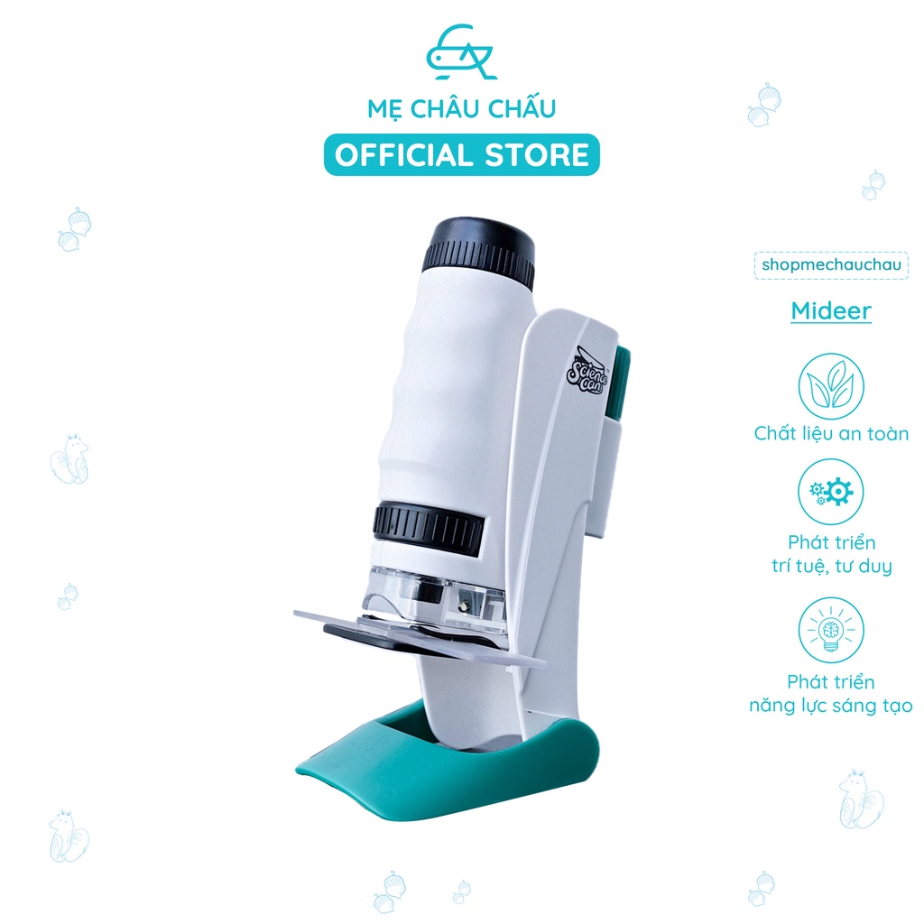 Kính Hiển Vi TopBright 160029G Mideer Cho Bé Yêu Khám Phá Khoa Học (Dành Cho Bé 3+)