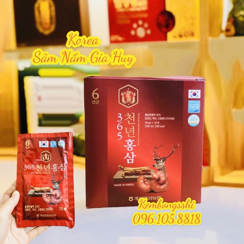 [MẪU MỚI DATE 2024] Nước Hồng Sâm Nhung Hươu Hàn Quốc