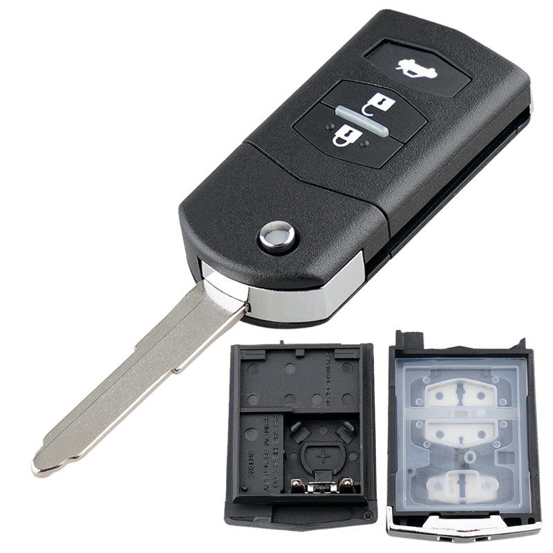 Vỏ chìa khoá 3 nút bấm thay thế cho Mazda 3 5 6