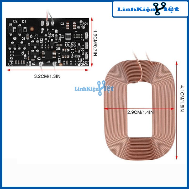 Module Sạc Không Dây PCBA Qi Android/IOS