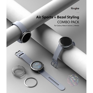 Combo case ốp Air Sports + Viền Bezel dành cho Samsung Watch Active 2 (44mm) - Hãng Ringke