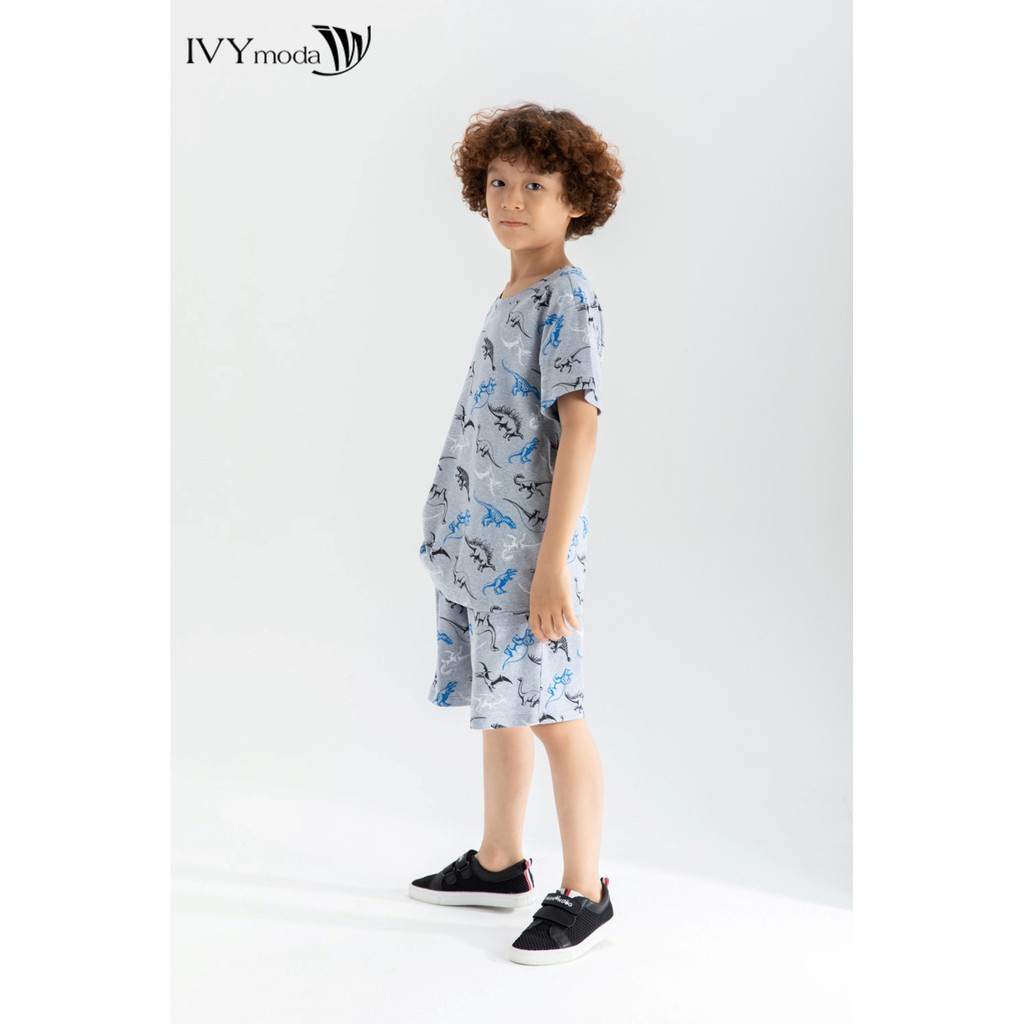 Áo thun (kèm quần) họa tiết động vật IVY moda MS 57K1349